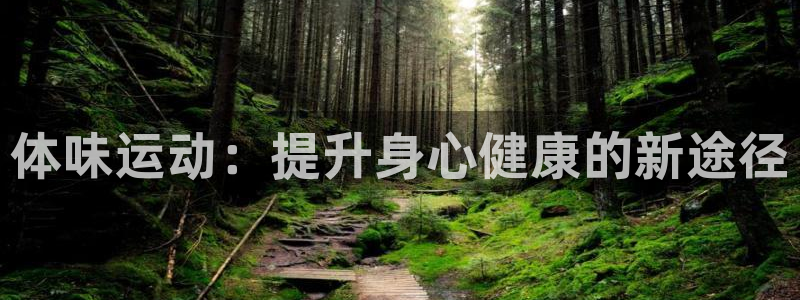意昂4体育4：体味运动：提升身心健康的新途径