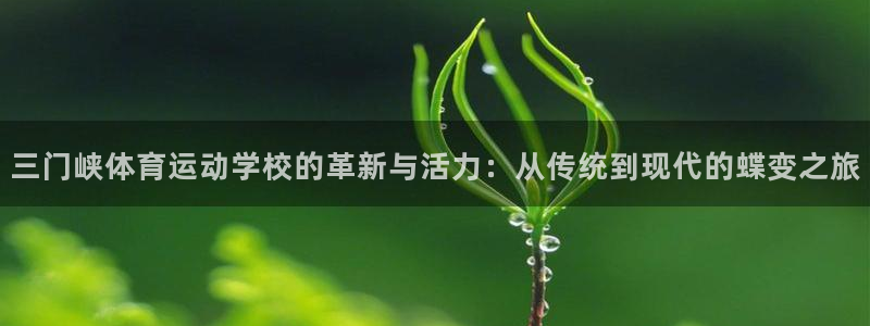 意昂42平台登录：三门峡体育运动学校的革新与活力：从传统到现代的蝶变之旅